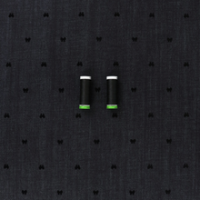 Deadstock Stretch Denim - Bow Polka Dot