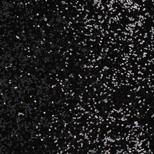 Deadstock Stretch Velvet Sequins - Black