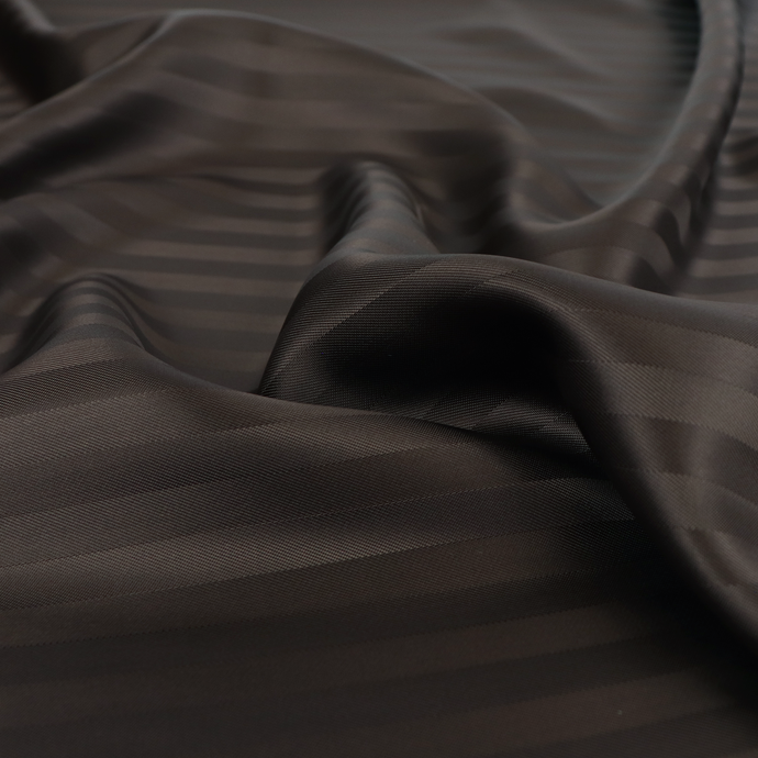 Deadstock Lining - Truffle Stripe