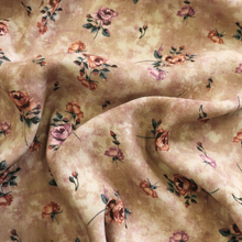 Deadstock Viscose Crepe - Romantic Roses