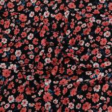 Deadstock Viscose Jersey - Coral Flowers