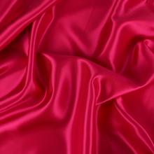 Deadstock Viscose Satin Twill Lining - Cerise