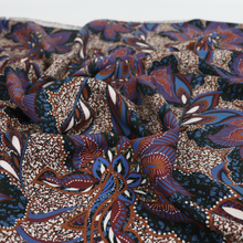 Deadstock Viscose Twill - Star Leaves