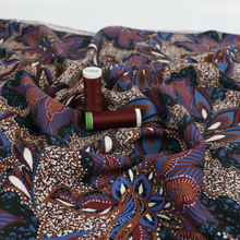 Deadstock Viscose Twill - Star Leaves