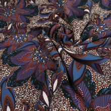 Deadstock Viscose Twill - Star Leaves