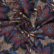 Deadstock Viscose Twill - Star Leaves
