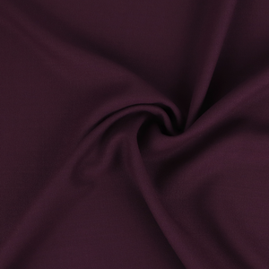 Deadstock Wool Crepe Suiting - Juicy Plum