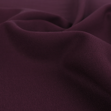 Deadstock Wool Crepe Suiting - Juicy Plum
