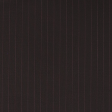 Deadstock Wool Suiting - Chocolate Brown + Rose Pink Pinstripe