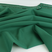 Deadstock Made In England Worsted Wool Suiting - Green