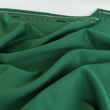 Deadstock Made In England Worsted Wool Suiting - Green