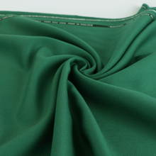 Deadstock Made In England Worsted Wool Suiting - Green