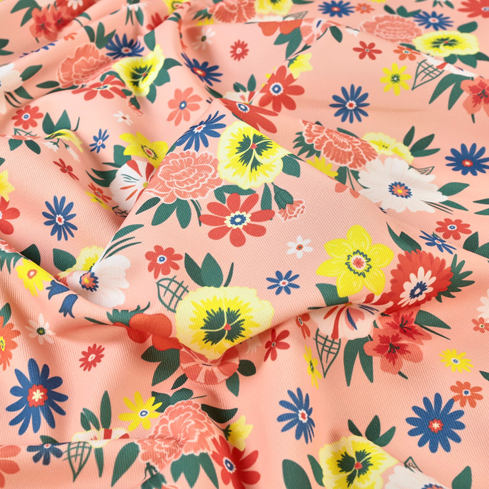 Denim 9oz - Celia Floral - Fabric Godmother