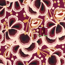 Viscose Lawn with Lenzing™️ EcoVero™️ viscose fibres - Dotty For Flowers - Sew Me Sunshine UK Exclusive