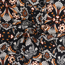 Viscose Lawn with Lenzing™️ EcoVero™️ viscose fibres - Prowling Tiger - Sew Me Sunshine UK Exclusive