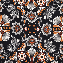 Viscose Lawn with Lenzing™️ EcoVero™️ viscose fibres - Prowling Tiger - Sew Me Sunshine UK Exclusive