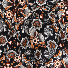 Viscose Lawn with Lenzing™️ EcoVero™️ viscose fibres - Prowling Tiger - Sew Me Sunshine UK Exclusive