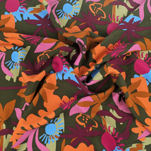 Viscose Lawn with Lenzing™️ EcoVero™️ viscose fibres - Winter Holiday - Green