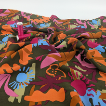 Viscose Lawn with Lenzing™️ EcoVero™️ viscose fibres - Winter Holiday - Green