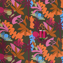 Viscose Lawn with Lenzing™️ EcoVero™️ viscose fibres - Winter Holiday - Green