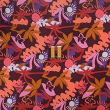 Viscose Lawn with Lenzing™️ EcoVero™️ viscose fibres - Winter Holiday - Maroon