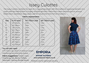Emporia Patterns  - Issey Culottes