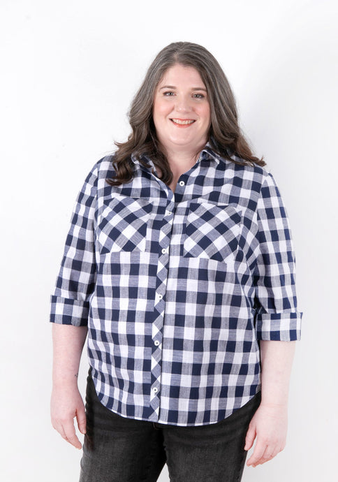 Grainline Studio Archer Button Up - Sizes 14-30