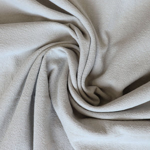 Washed Cotton - Stone Grey - END OF BOLT 85cm