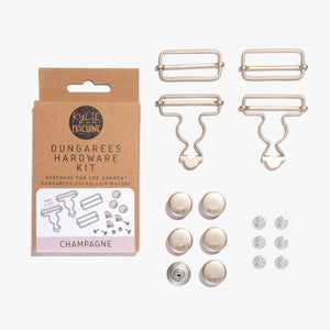 Dungarees Hardware Kit - Champagne Hardware - Kylie and the Machine