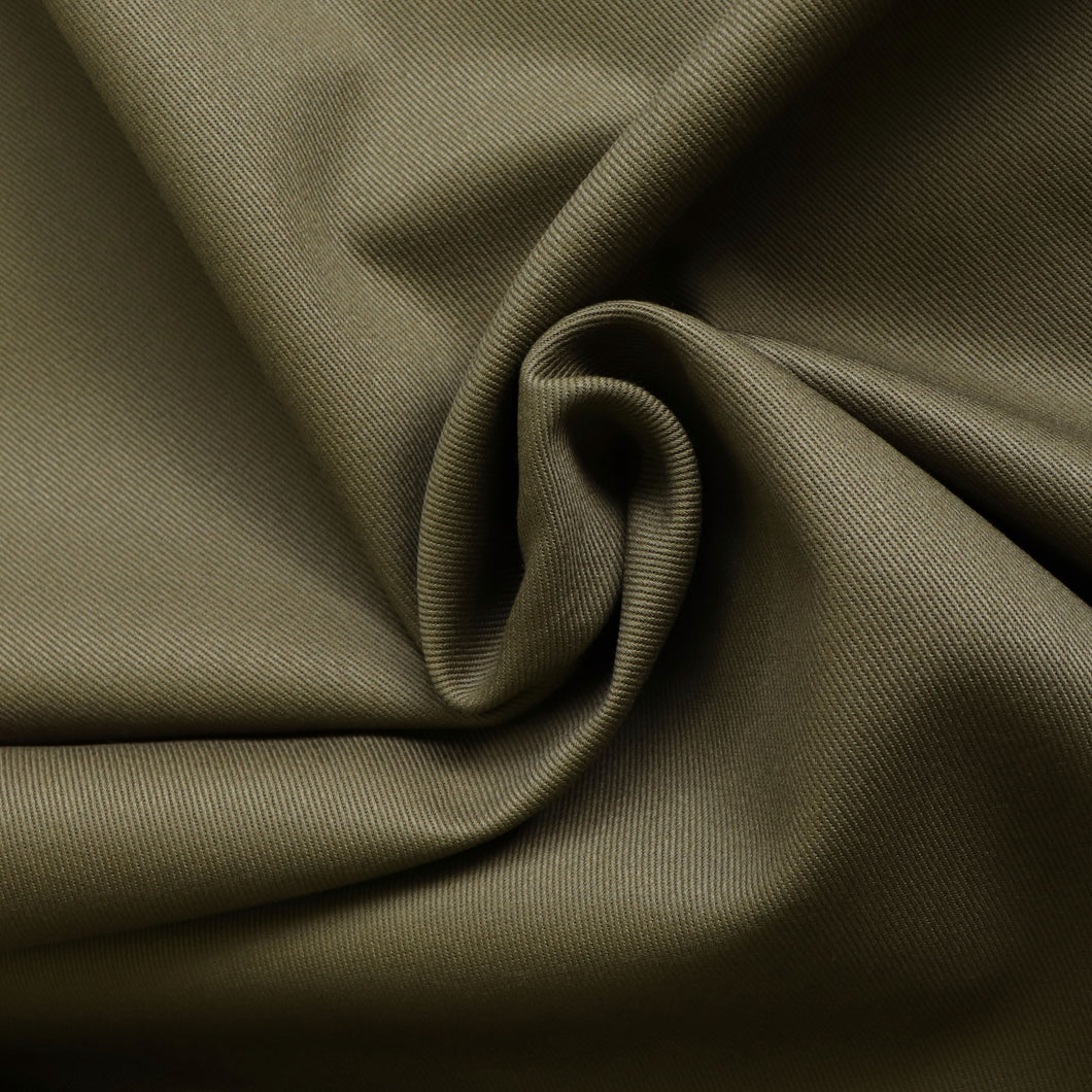Ventana Cotton Twill Robert Kaufman - Khaki Green - END OF BOLT 162cm