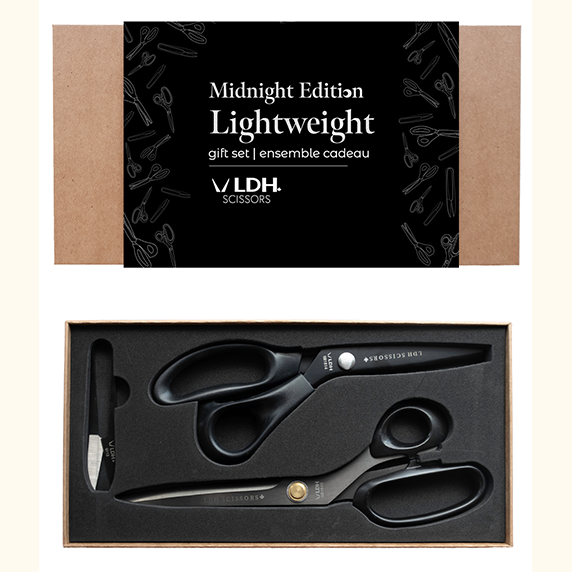 Gift Set - Midnight Edition Lightweight - LDH Scissors