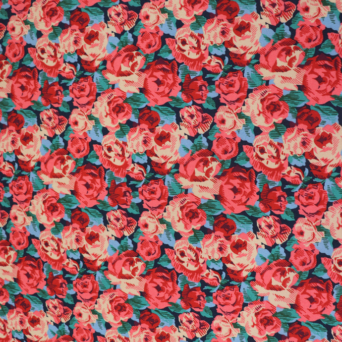 Liberty Fabrics - Roman Rose - Piccadilly Cotton Poplin