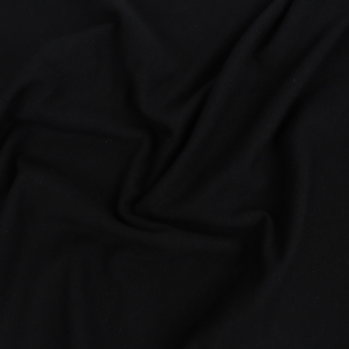 Linen Cotton Jersey - Black