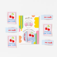 Little Rosy Cheeks - Pack Of 6 Sewing Labels - Cherry On Top