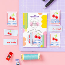 Little Rosy Cheeks - Pack Of 6 Sewing Labels - Cherry On Top