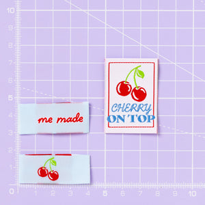 Little Rosy Cheeks - Pack Of 6 Sewing Labels - Cherry On Top