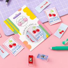 Little Rosy Cheeks - Pack Of 6 Sewing Labels - Cherry On Top