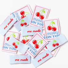 Little Rosy Cheeks - Pack Of 6 Sewing Labels - Cherry On Top