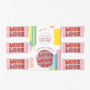 Little Rosy Cheeks - Pack Of 6 Sewing Labels - More Love