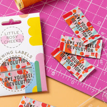 Little Rosy Cheeks - Pack Of 6 Sewing Labels - Love Yourself Revolution