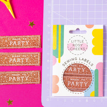 Little Rosy Cheeks - Pack Of 6 Sewing Labels - Made To Party