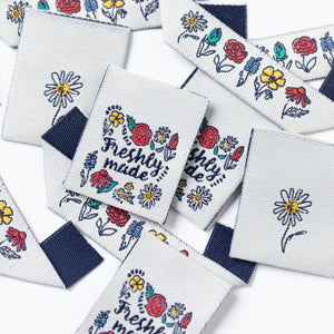 Little Rosy Cheeks - Pack Of 6 Sewing Labels - Freshly Made Blooms