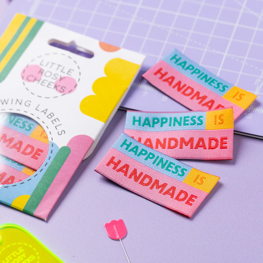 Little Rosy Cheeks - Pack Of 6 Sewing Labels - Happiness Is Handmade