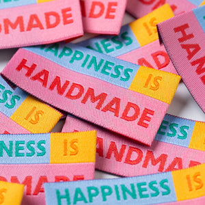 Little Rosy Cheeks - Pack Of 6 Sewing Labels - Happiness Is Handmade