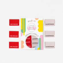 Little Rosy Cheeks - Pack Of 6 Sewing Labels - Me Made / Handmade Ribbed