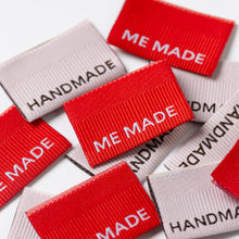 Little Rosy Cheeks - Pack Of 6 Sewing Labels - Me Made / Handmade Ribbed