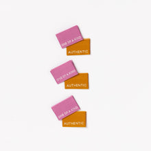 Little Rosy Cheeks - Pack Of 6 Sewing Labels - Authentic / One Of A Kind Ribbed