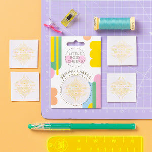 Little Rosy Cheeks - Pack Of 4 Sewing Labels - Sew Your Own Sunshine