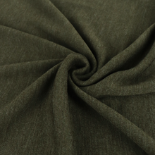 Merino Wool Sweater Knit - Khaki Melange