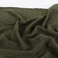 Merino Wool Sweater Knit - Khaki Melange
